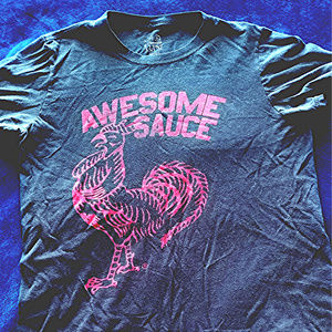 Sriracha Vintage Logo "Awesome Sauce" Graphic Tee